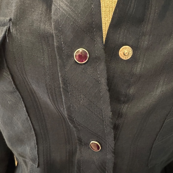 Vintage MILLER PEARL SNAP Shirt | PURPLE SNAPS | Festival | Western | Rockabilly - Picture 8 of 8